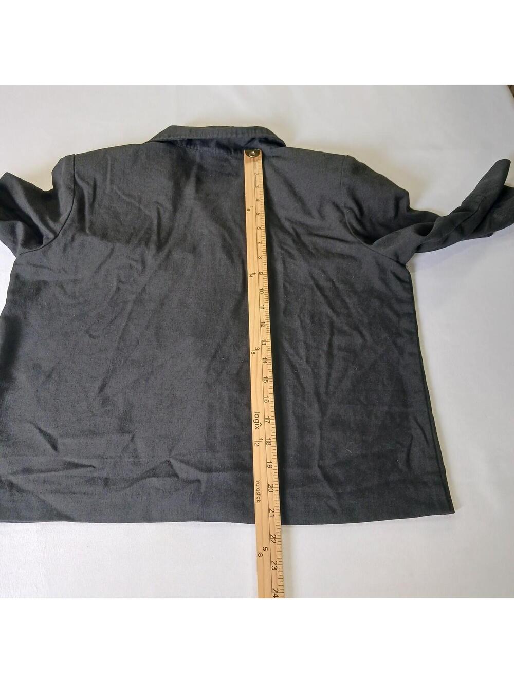 Vintage Vermont Country Store Women's Black Blazer Jacket Size Medium Chest 42 - Picture 6 of 16